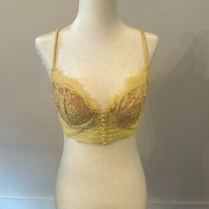 FORLOVEANDLEMONS yellow corset top
